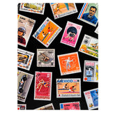 Exacompta Philatelie Sport Hard Bound Sticker Album, 22.5 x 30.5 cm, 16 Black Pages